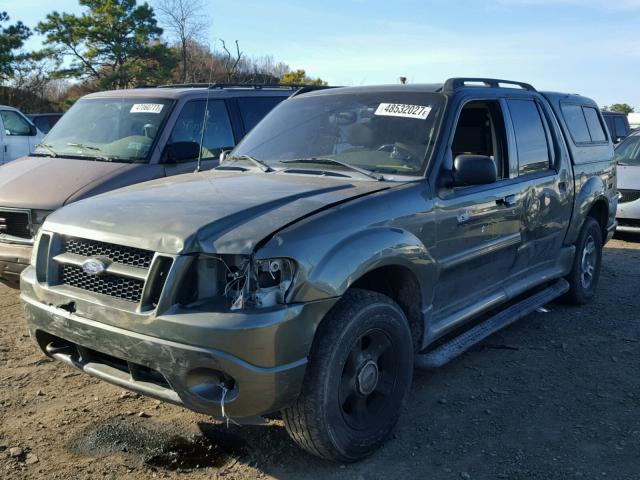 1FMZU77K34UB93329 - 2004 FORD EXPLORER S GREEN photo 2