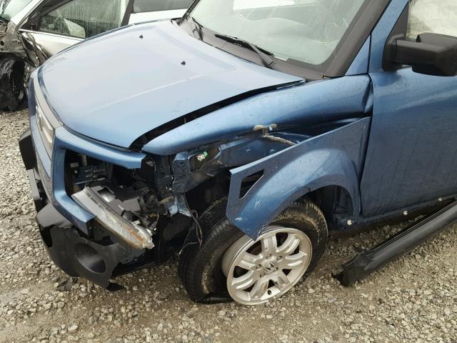 5J6YH28748L008471 - 2008 HONDA ELEMENT EX BLUE photo 9