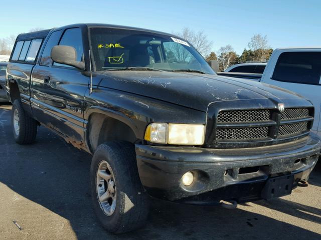 3B7HF13Z01G713754 - 2001 DODGE RAM 1500 BLACK photo 1