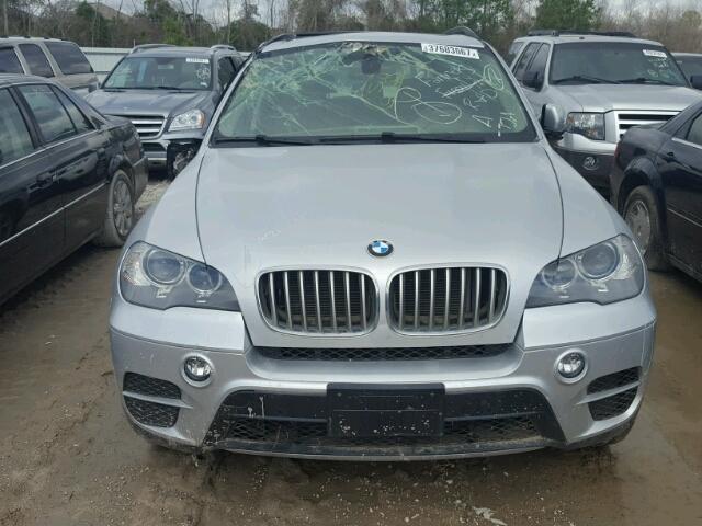 5UXZW0C52CL671796 - 2012 BMW X5 XDRIVE3 SILVER photo 9