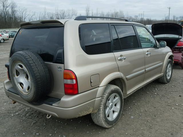 JS3TX92V324113637 - 2002 SUZUKI XL7 PLUS TAN photo 4