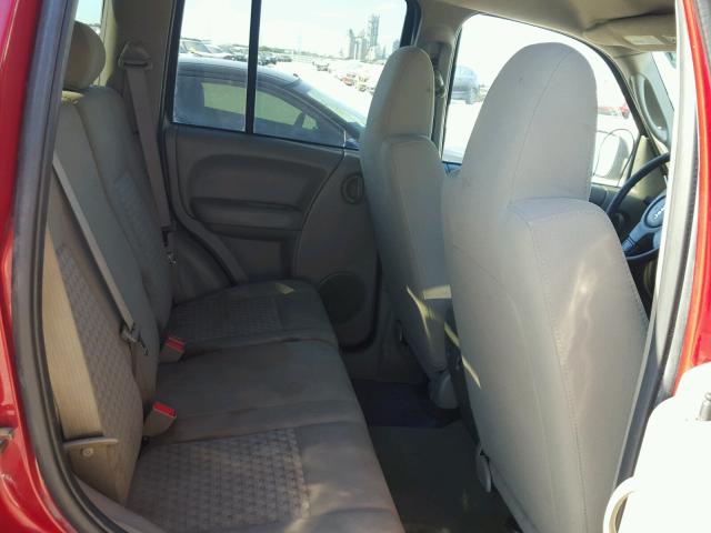 1J4GK48K46W112807 - 2006 JEEP LIBERTY SP RED photo 6