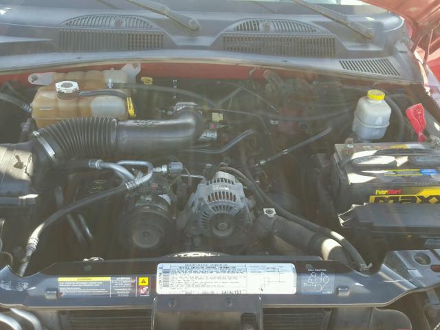 1J4GK48K46W112807 - 2006 JEEP LIBERTY SP RED photo 7