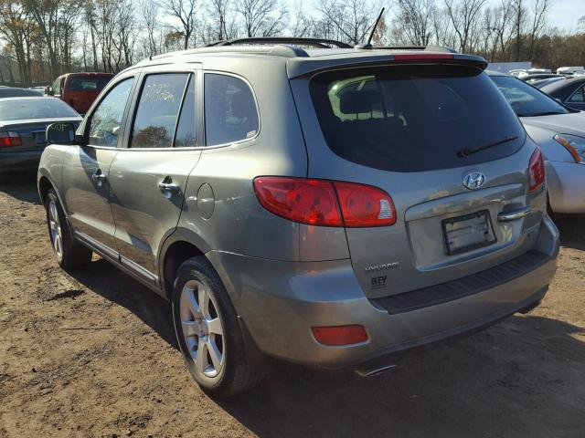 5NMSH73E68H183062 - 2008 HYUNDAI SANTA FE S GREEN photo 3