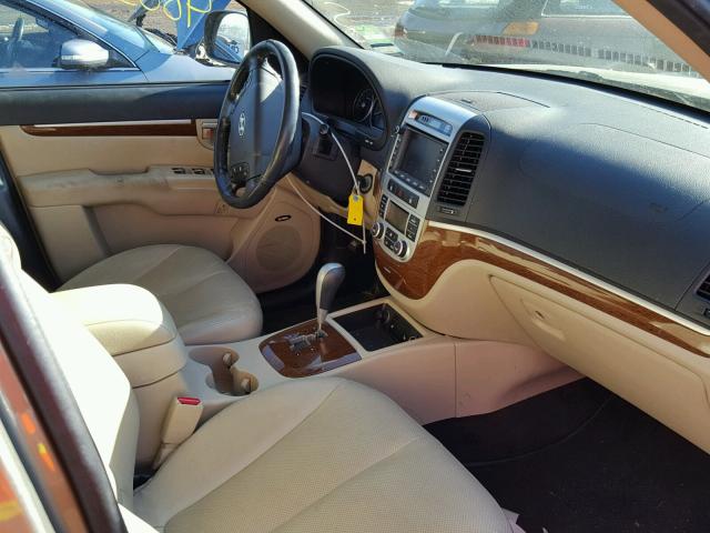 5NMSH73E68H183062 - 2008 HYUNDAI SANTA FE S 绿色 照片 5