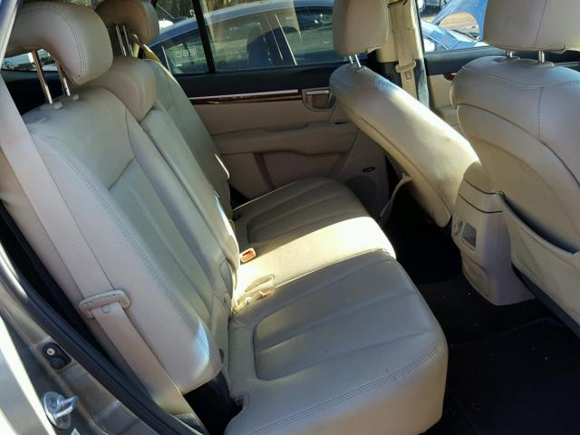 5NMSH73E68H183062 - 2008 HYUNDAI SANTA FE S 绿色 照片 6