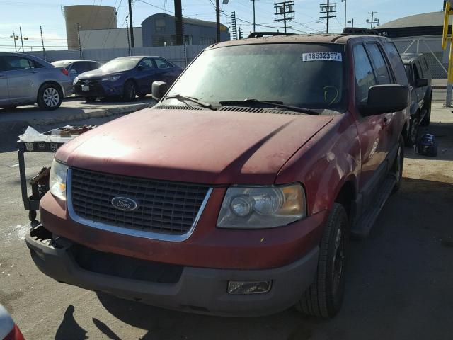 1FMPU15516LA05577 - 2006 FORD EXPEDITION BURGUNDY photo 2