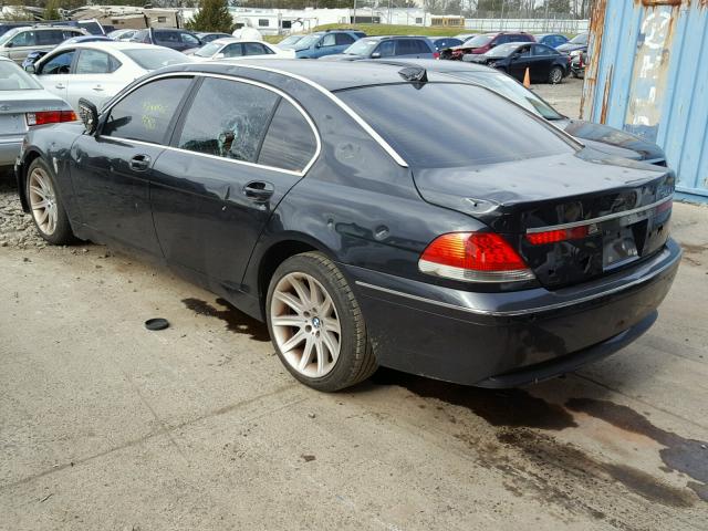 WBAGN63433DR19471 - 2003 BMW 745 LI BLACK photo 3