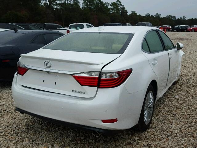 JTHBK1GG8F2189360 - 2015 LEXUS ES 350 WHITE photo 4