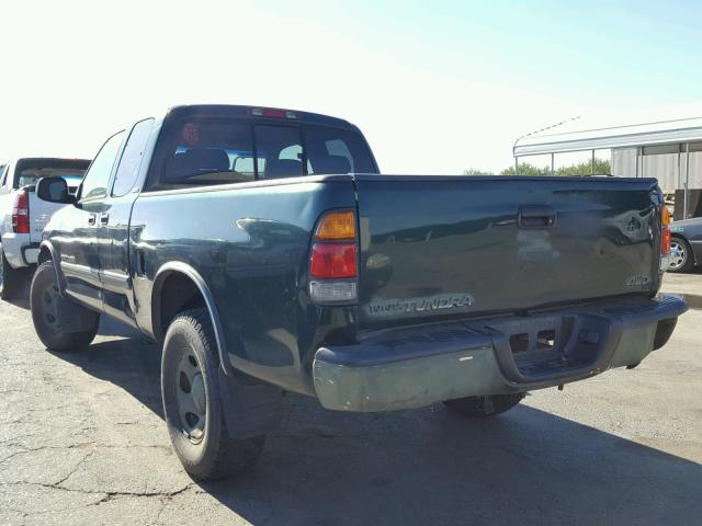 5TBBN44133S352875 - 2003 TOYOTA TUNDRA ACC GREEN photo 3