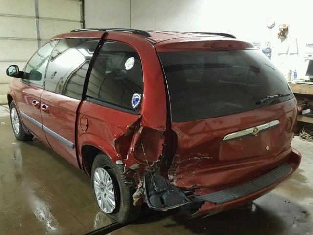 1A4GJ45R47B203718 - 2007 CHRYSLER TOWN & COU Qırmızı foto 3