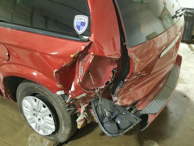 1A4GJ45R47B203718 - 2007 CHRYSLER TOWN & COU Qırmızı foto 9