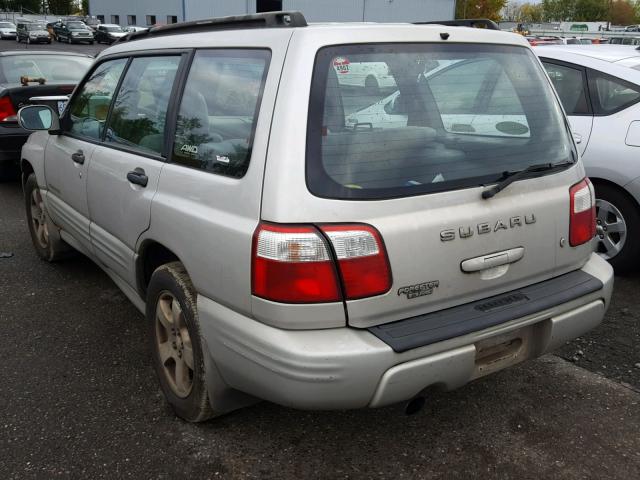JF1SF65631H742392 - 2001 SUBARU FORESTER S 银色 照片 3