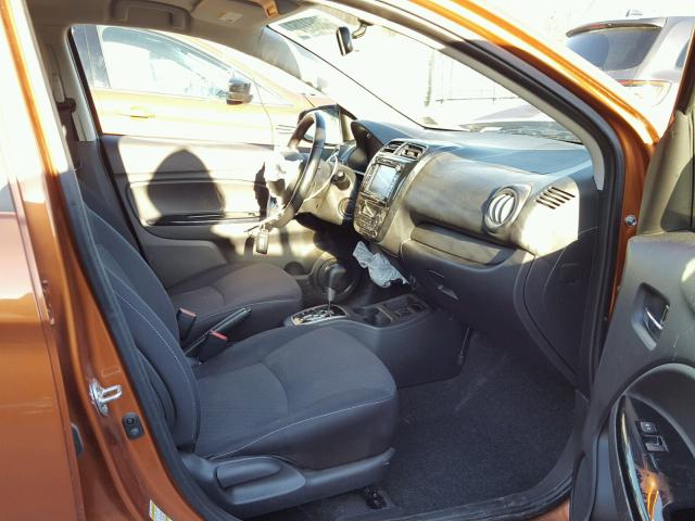 ML32A5HJ5HH010040 - 2017 MITSUBISHI MIRAGE GT ORANGE photo 5