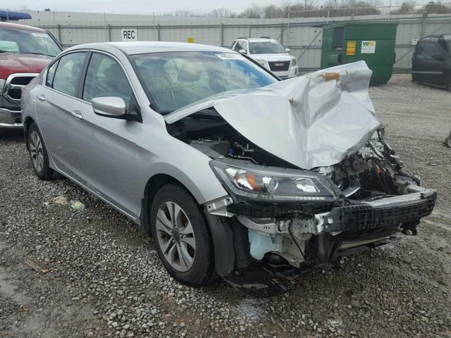 1HGCR2F3XEA049208 - 2014 HONDA ACCORD LX SILVER photo 1