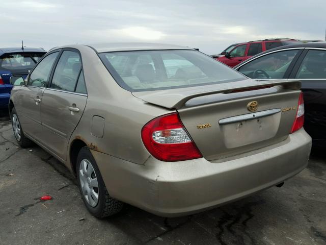 4T1BE32K43U658651 - 2003 TOYOTA CAMRY LE GOLD photo 3