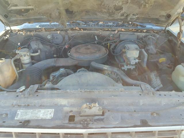 1GNER16KXMF124894 - 1991 CHEVROLET SUBURBAN R CHARCOAL photo 7