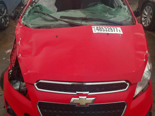 KL8CD6S95DC620730 - 2013 CHEVROLET SPARK 1LT Красный фото 7