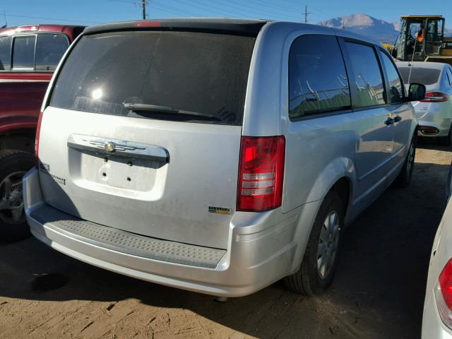 2A8HR44H08R125672 - 2008 CHRYSLER TOWN & COU SILVER photo 4