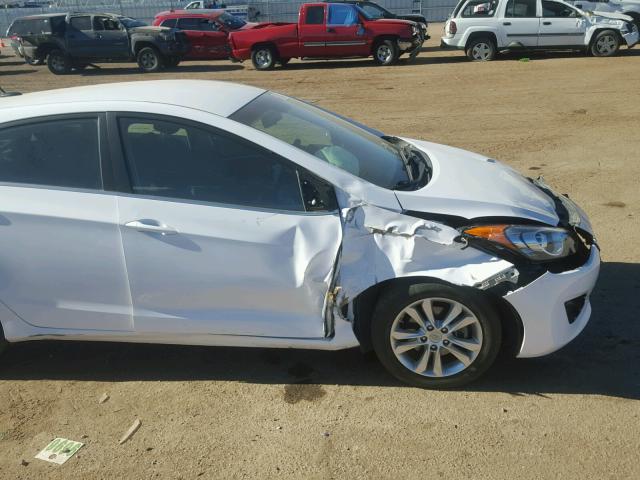 KMHD35LH0EU214408 - 2014 HYUNDAI ELANTRA GT WHITE photo 9