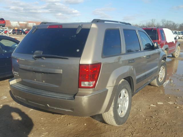 1J4GR48K26C147990 - 2006 JEEP GRAND CHER TAN photo 4