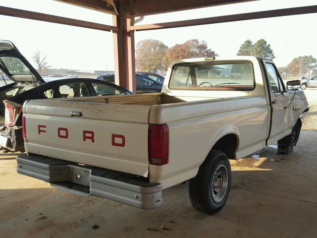 1FTDF15Y6MLA56730 - 1991 FORD F150 WHITE photo 4