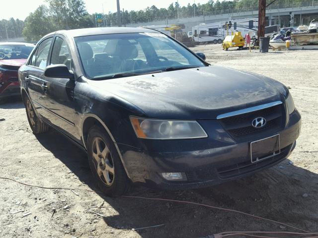 5NPEU46C86H174851 - 2006 HYUNDAI SONATA GLS BLUE photo 1