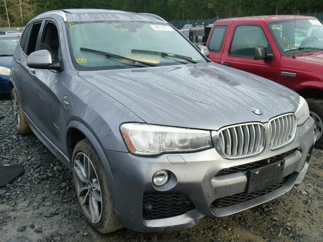 5UXWY3C52F0F83659 - 2015 BMW X3 XDRIVE2 GRAY photo 1