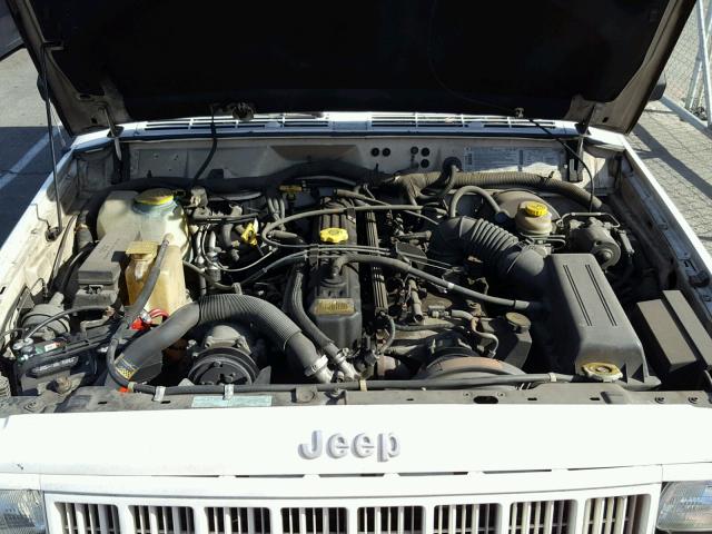 1J4FT78S7TL286989 - 1996 JEEP CHEROKEE C WHITE photo 7