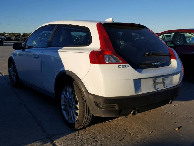 YV1MK672382050603 - 2008 VOLVO C30 T5 WHITE photo 3