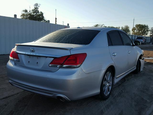 4T1BK3DB5BU405360 - 2011 TOYOTA AVALON BAS GRAY photo 4