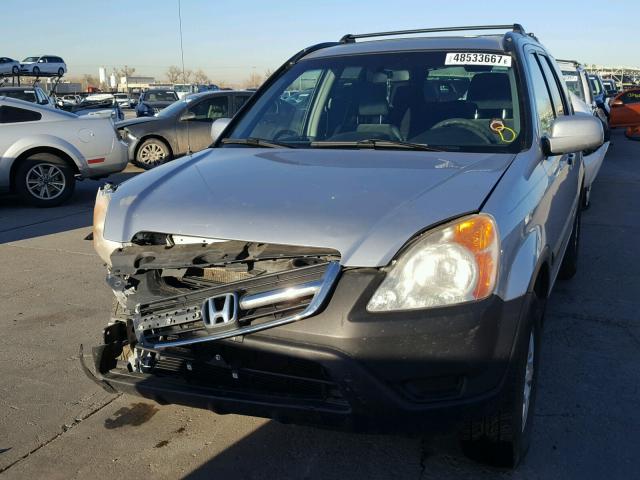 JHLRD78804C056915 - 2004 HONDA CR-V EX SILVER photo 2