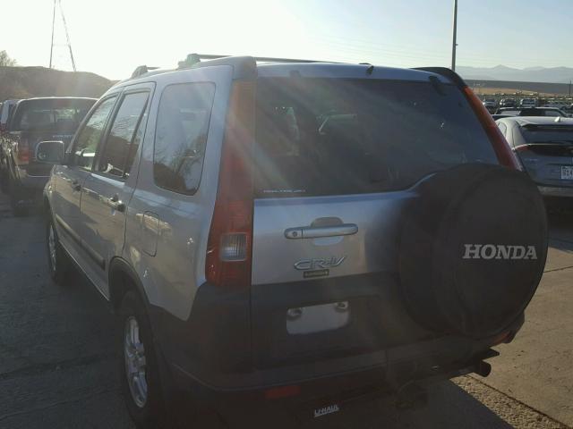 JHLRD78804C056915 - 2004 HONDA CR-V EX SILVER photo 3