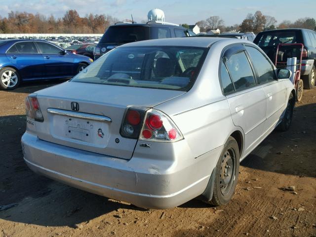 2HGES25862H592904 - 2002 HONDA CIVIC EX SILVER photo 4