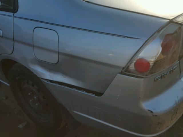 2HGES25862H592904 - 2002 HONDA CIVIC EX SILVER photo 9