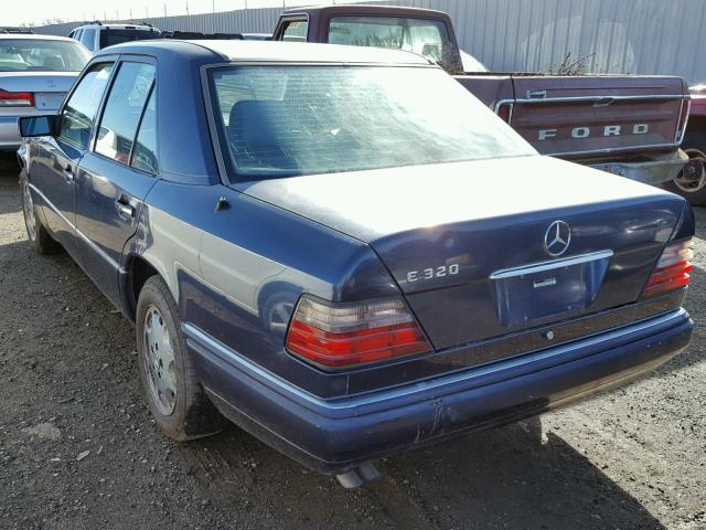 WDBEA32E3SC168440 - 1995 MERCEDES-BENZ E 320 BASE BLUE photo 3