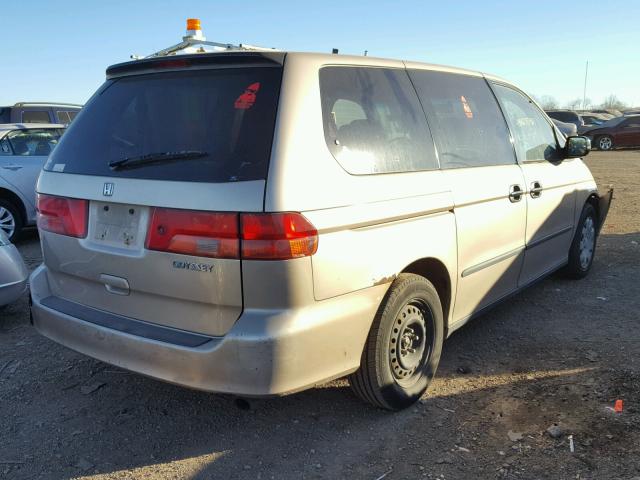 2HKRL185XXH507845 - 1999 HONDA ODYSSEY LX GOLD photo 4