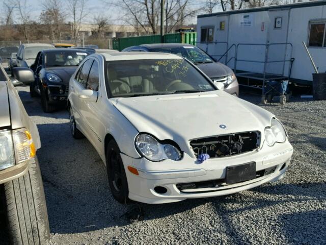 WDBRF92H87F914631 - 2007 MERCEDES-BENZ C 280 4MAT WHITE photo 1