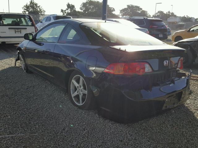 JH4DC53062C026300 - 2002 ACURA RSX TYPE-S BLACK photo 3