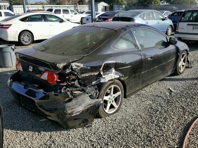 JH4DC53062C026300 - 2002 ACURA RSX TYPE-S BLACK photo 4