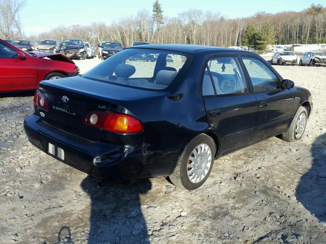 2T1BR12E61C451082 - 2001 TOYOTA COROLLA CE BLACK photo 4