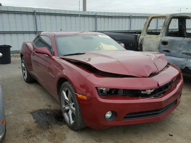 2G1FC1EV1A9173554 - 2010 CHEVROLET CAMARO LT MAROON photo 1