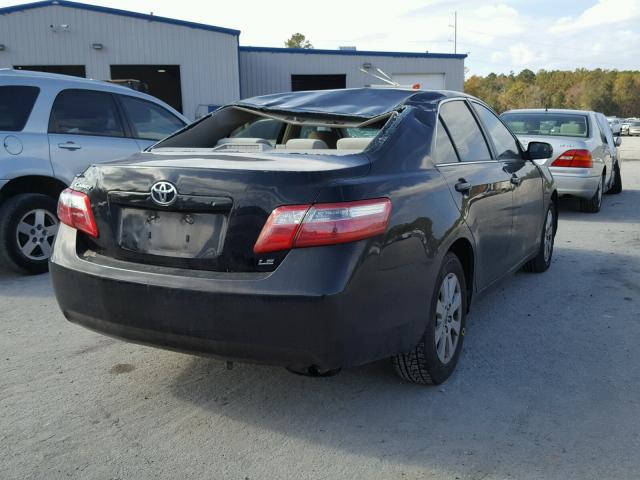 4T1BE46K09U383840 - 2009 TOYOTA CAMRY BASE BLACK photo 4