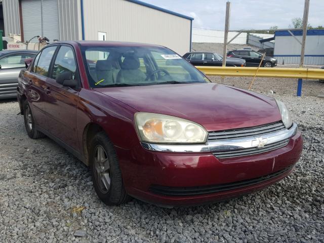 1G1ZT54815F116039 - 2005 CHEVROLET MALIBU LS Bordo foto 1