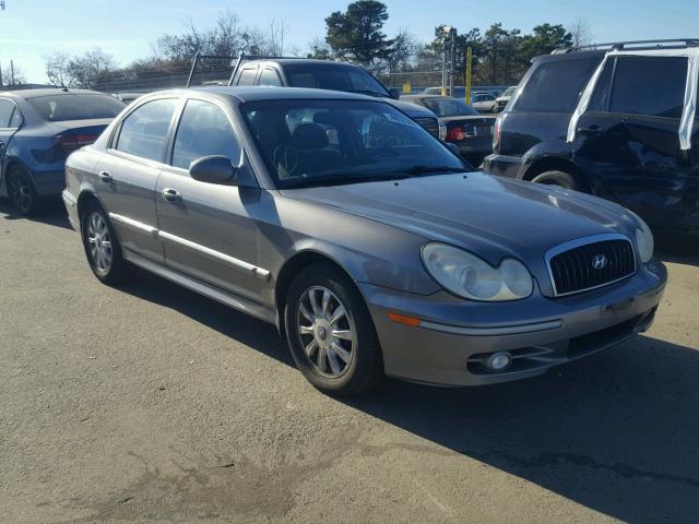 KMHWF35H73A866281 - 2003 HYUNDAI SONATA GLS GRAY photo 1