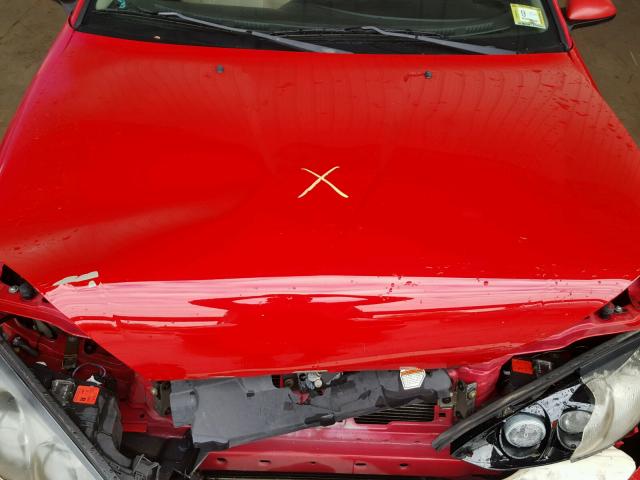 1ZWFT61L4Y5638403 - 2000 MERCURY COUGAR V6 RED photo 7