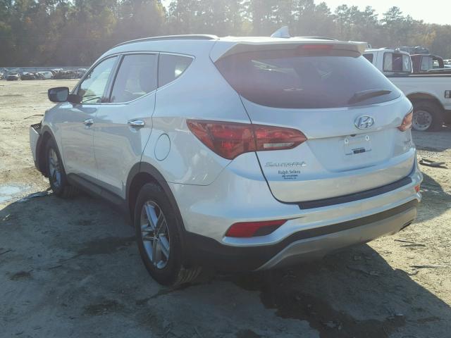 5XYZU3LB9HG495721 - 2017 HYUNDAI SANTA FE S SILVER photo 3