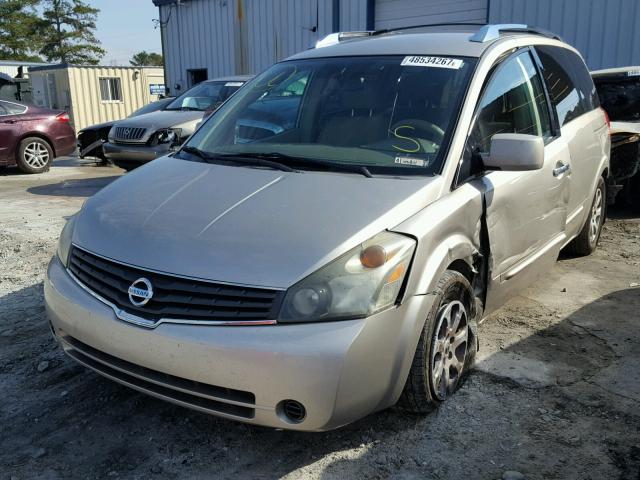 5N1BV28U77N121937 - 2007 NISSAN QUEST S GOLD photo 9