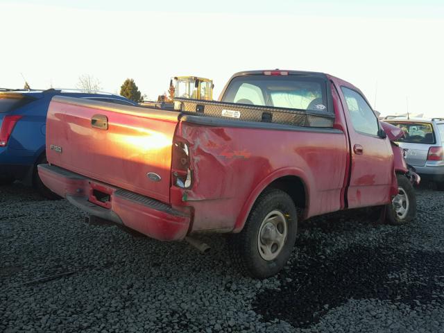 2FTZF1822YCA62179 - 2000 FORD F150 RED photo 4