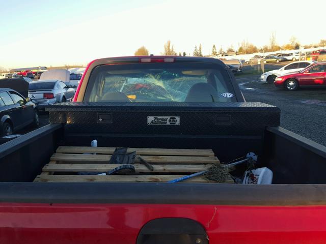 2FTZF1822YCA62179 - 2000 FORD F150 RED photo 6